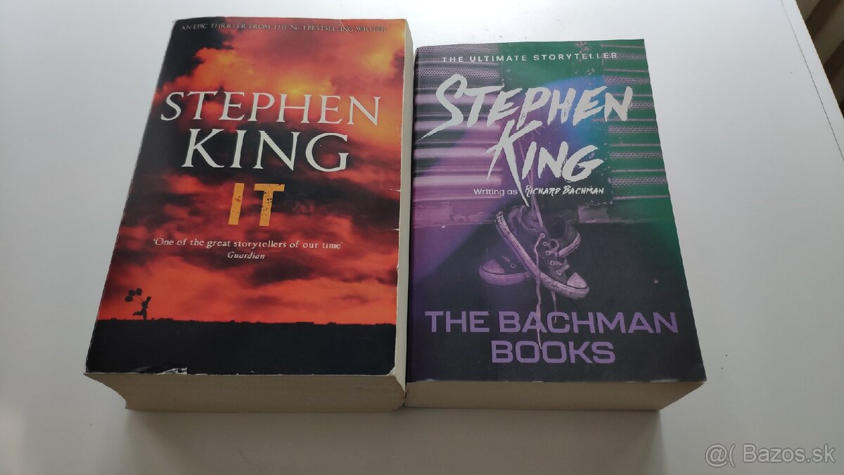 Stephen King v angličtine- It & Bachman Books