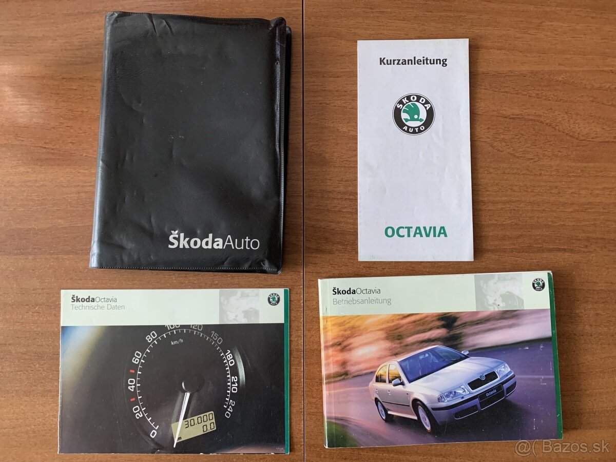 Škoda Octavia obal + návod na obsluhu