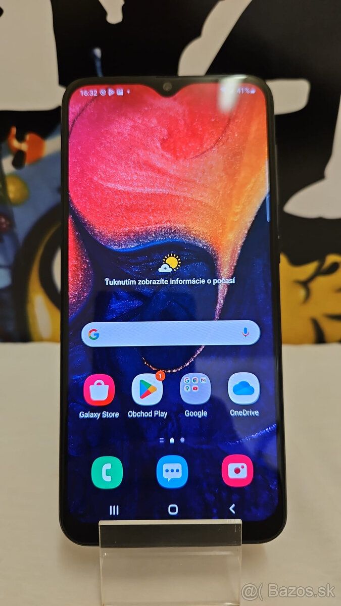 Samaung galaxy A50 ciernej farby 128gb verzia odblokovany