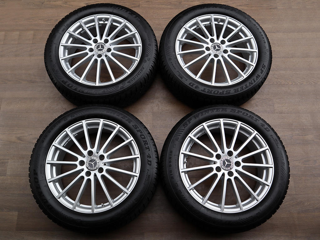 18" Alu kola = 5x112 = MERCEDES GLA X156 = ZIMNÍ = ČIDLA