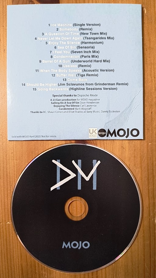 Depeche Mode - Mojo PROMO CD Classics Rarities Revelations