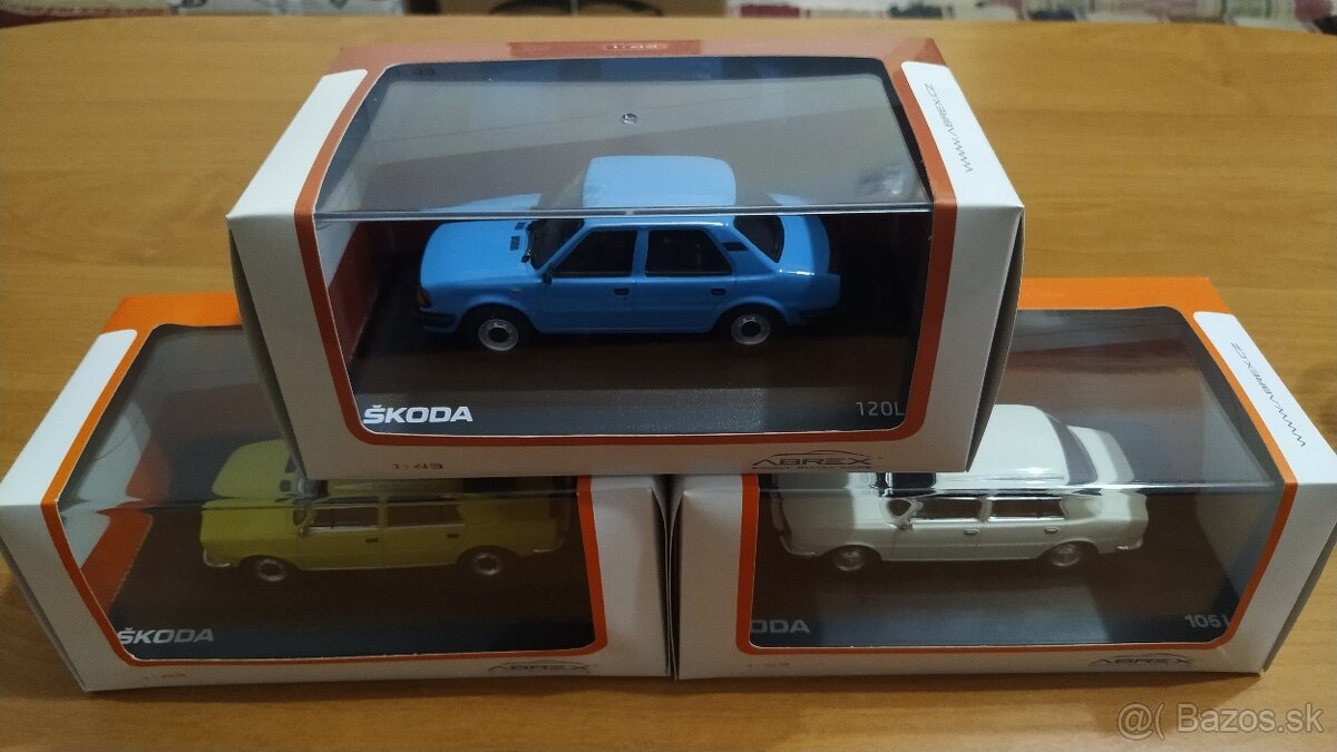 modely aut 1/43; ŠKODA; Abrex