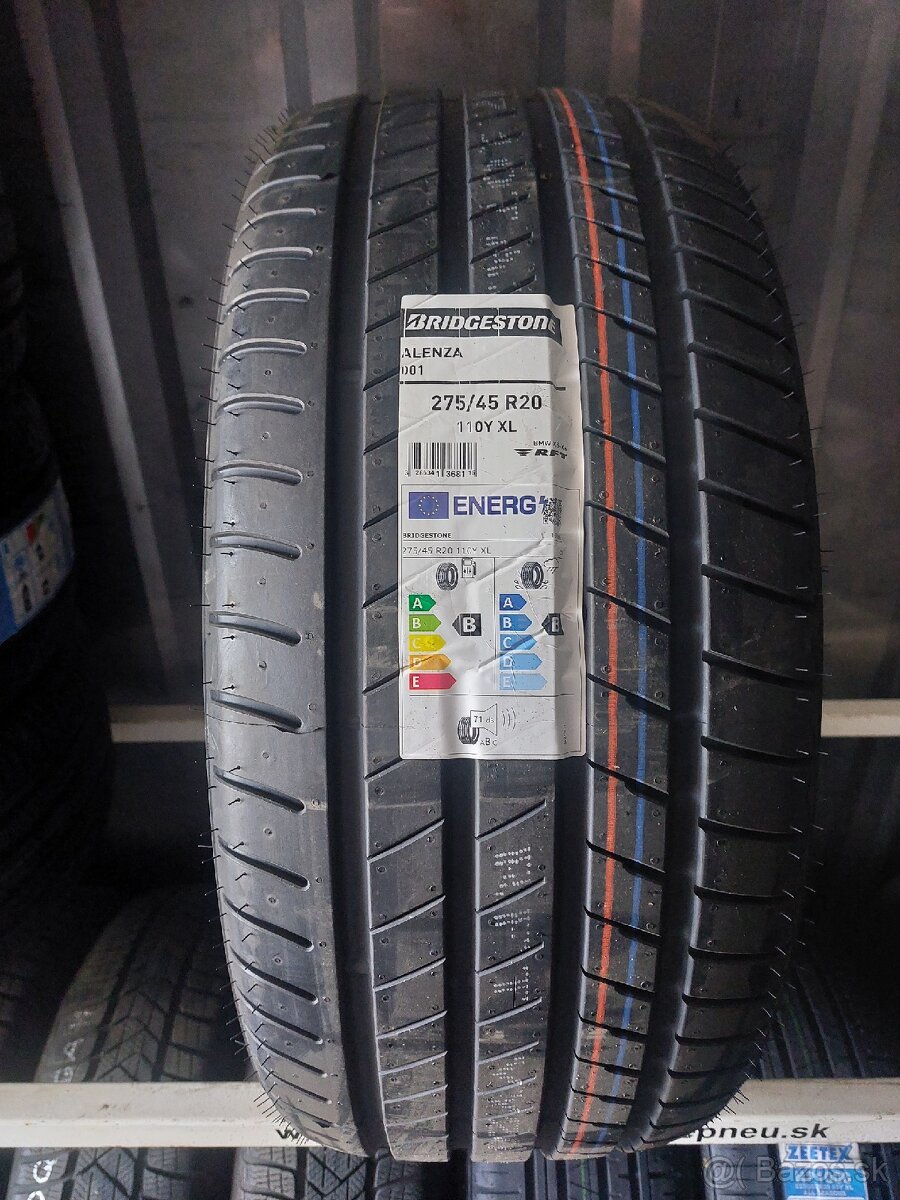 1x nová letná pneu 275/45R20 Bridgestone