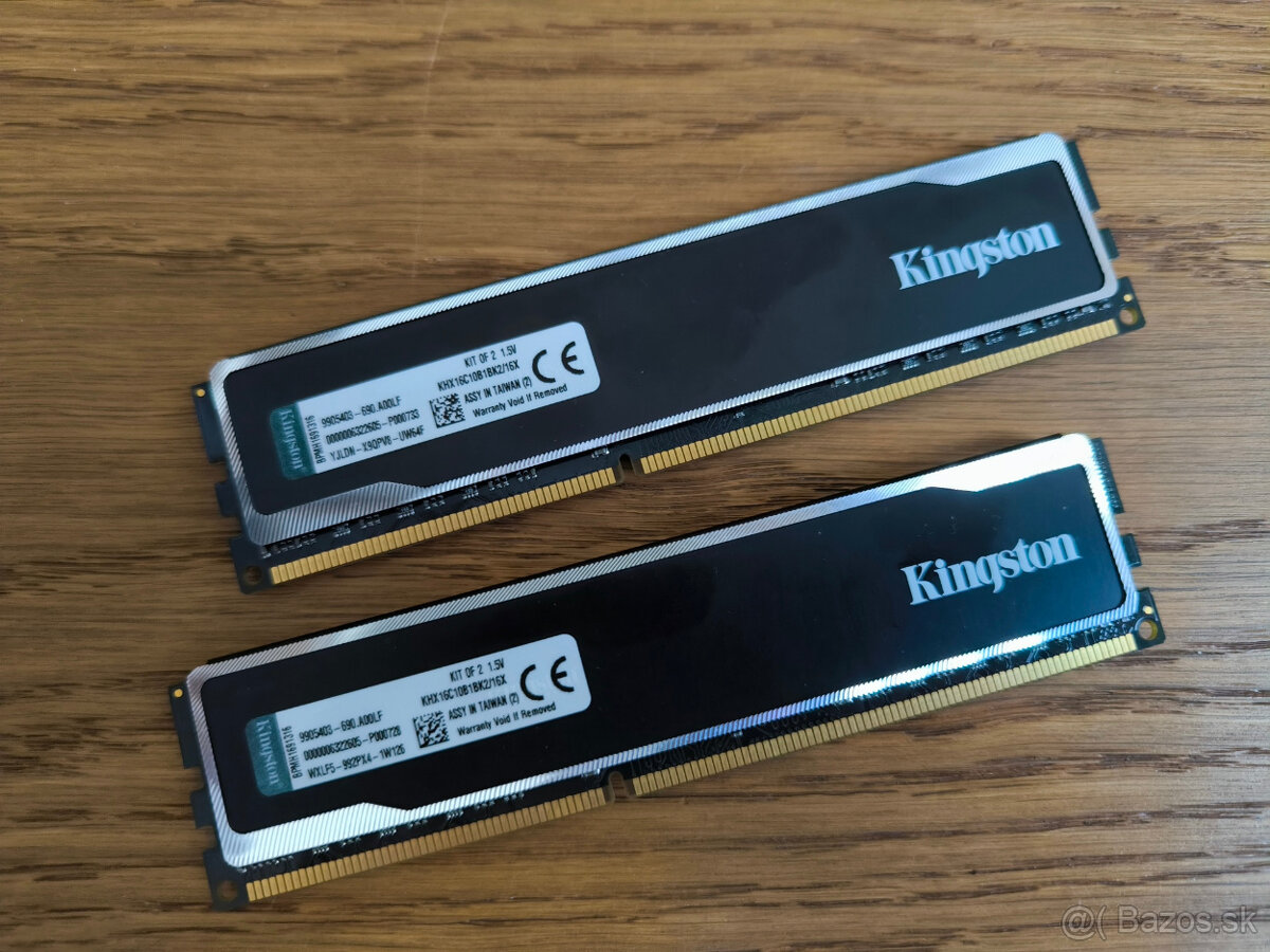 Kingston HyperX 2x8GB DDR3