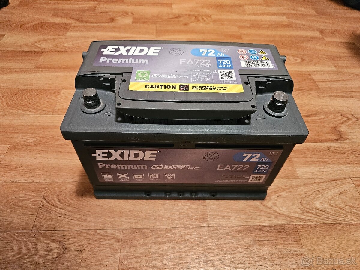 Exide Premium 72AH 720A