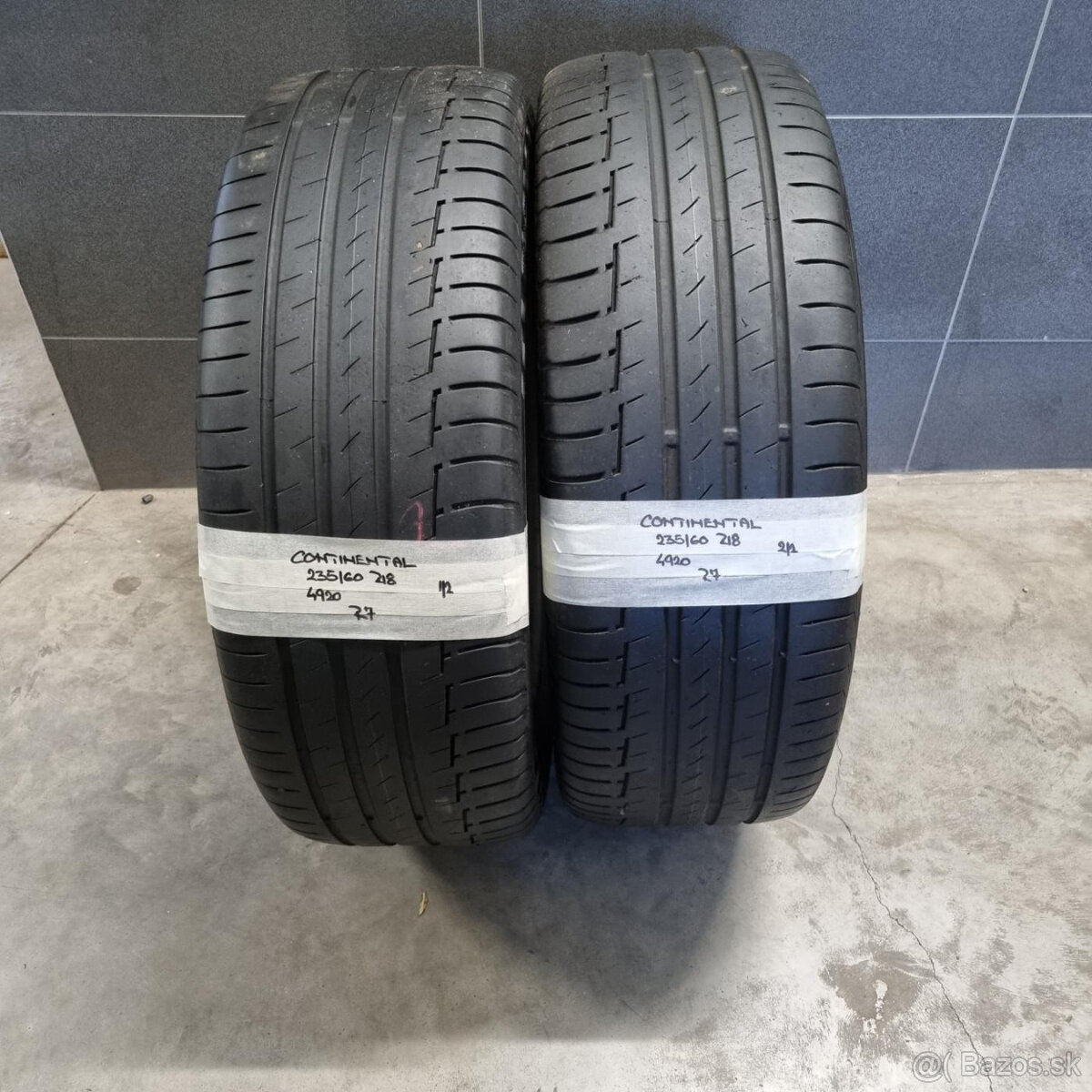 Letné pneumatiky 235/60 R18 CONTINENTAL DOT4920