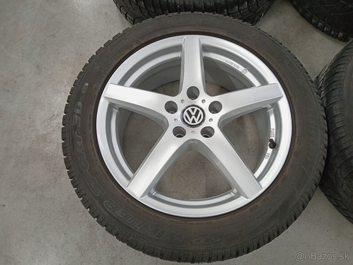 Predam zimne ALU 5x112 R17 7J ET40 DEZENT VOLKSWAGEN PASSAT