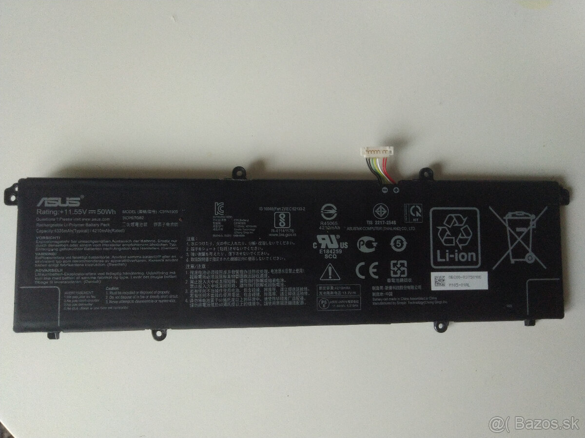 Bateria na notebook Asus M433U 50Wh 11.55V