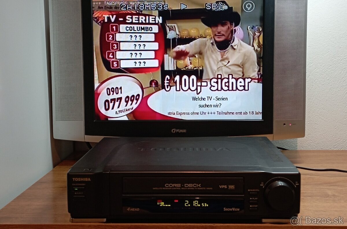 TOSHIBA V-404G .... 4 hlavovy videorekorder ....