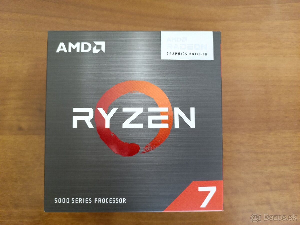 AMD RYZEN 7 5700G, 8/16, 4.6Ghz, AM4, záruka