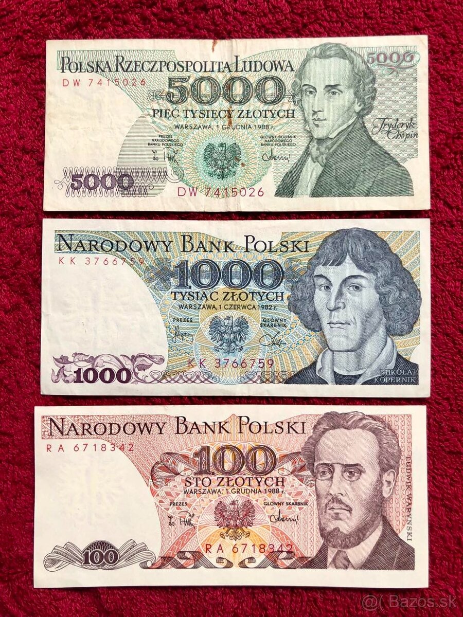 bankovky polsko