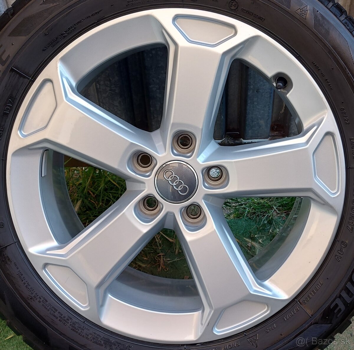 Atraktívne, prakticky nové,originálne disky AUDI - 5x112 r17