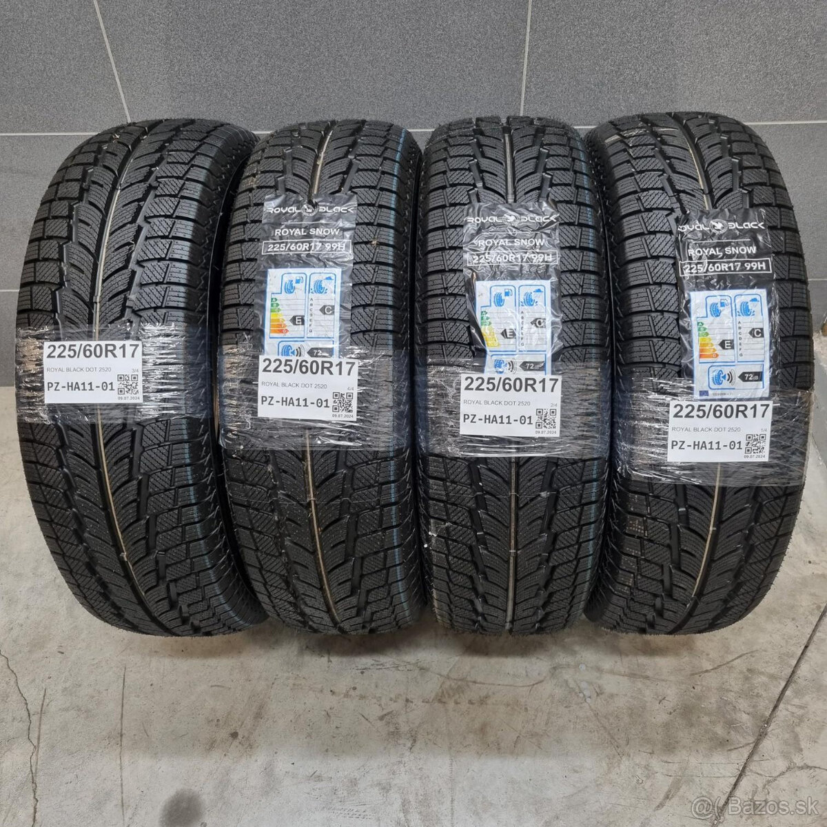 Zimné pneumatiky 225/60 R17 ROYAL BLACK DOT2520