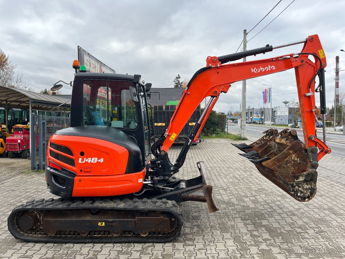 Minibager minirypadlo Kubota U48-4, JCB Wacker Neuson Yanmar