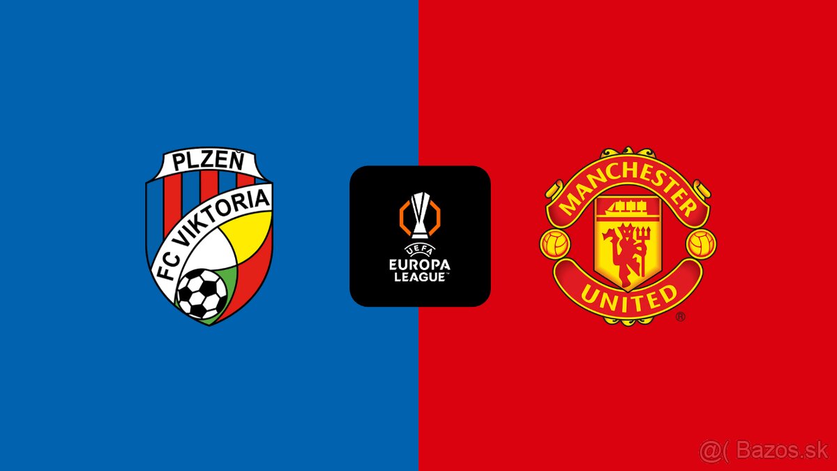 VIKTORIA PLZEŇ - MANCHESTER UNITED - NEJ KATEGORIE -2 LÍSTKY