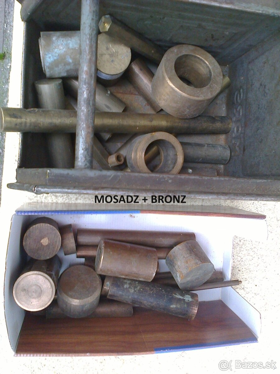 Odrezky mosadz + bronz: