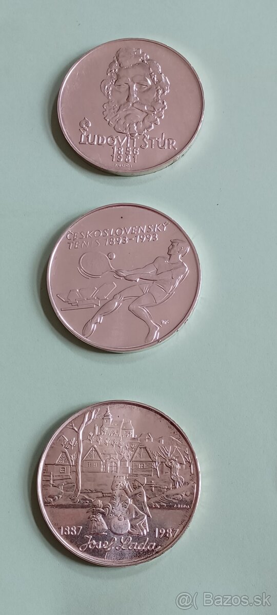 Československé mince 500 Kčs