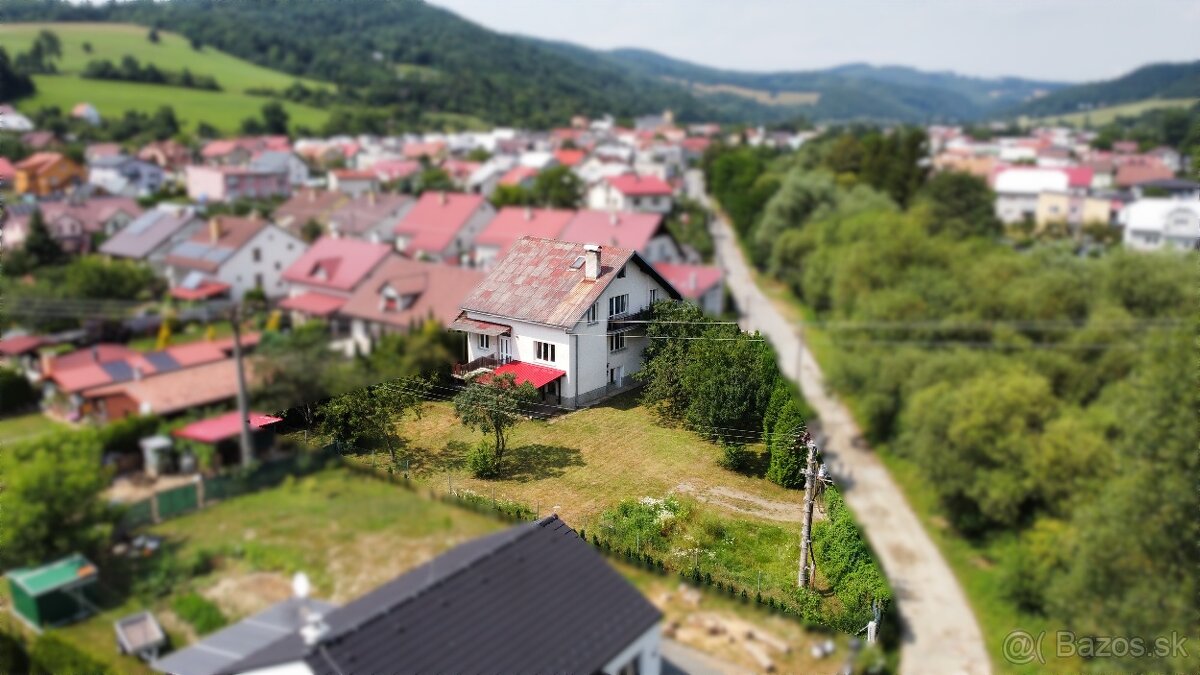 Rodinný dom s veľkým pozemkom v Dlhej Lúke okr.Bardejov