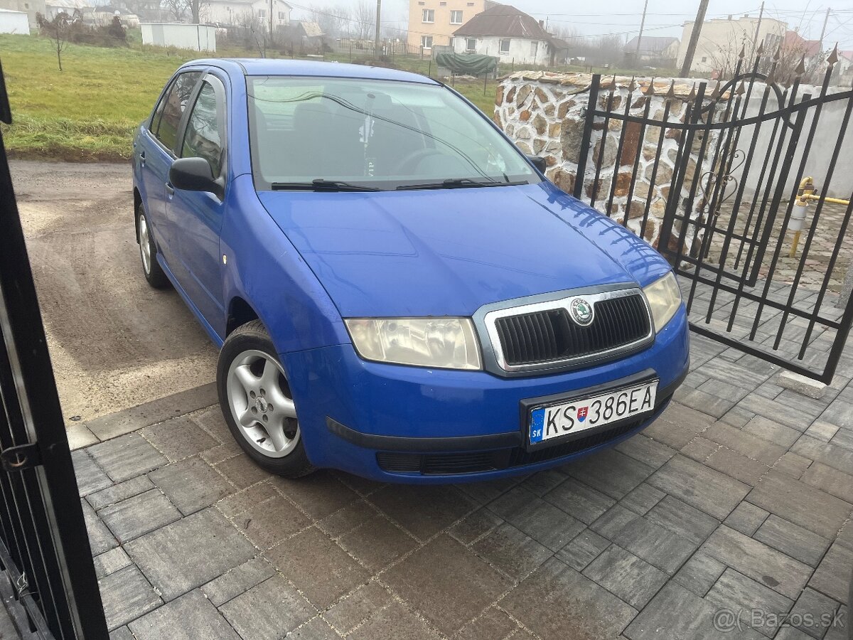 predam skoda fabia sedan 1.4 bendzin plyn