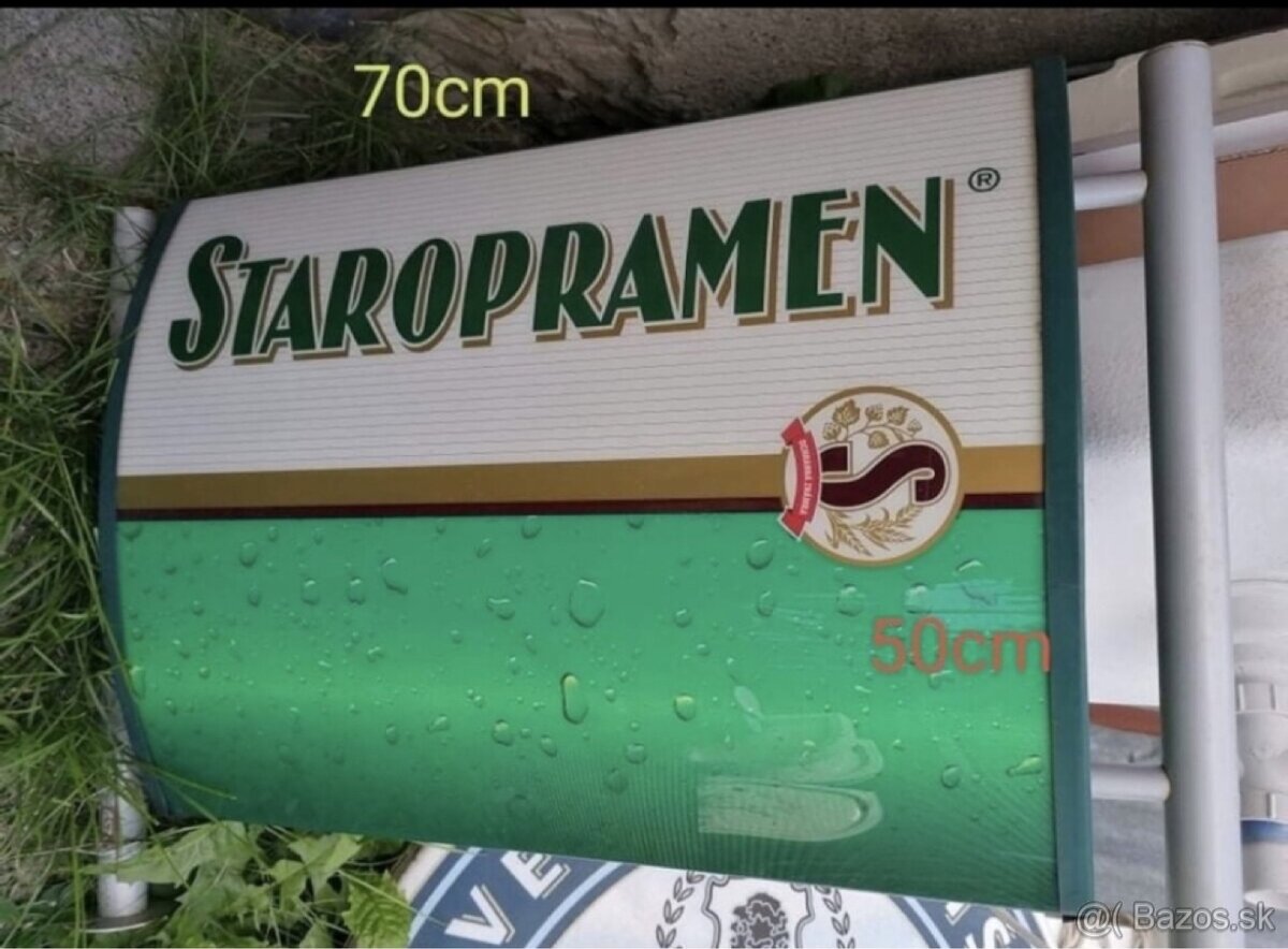 STAROPRAMEŇ svetelný reklamný pútač