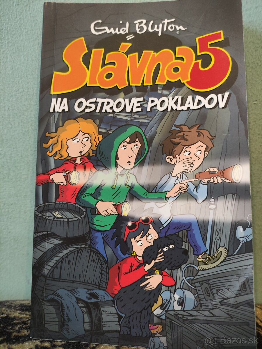 Guid Blyton "Slávna 5 na ostrove pokladov"