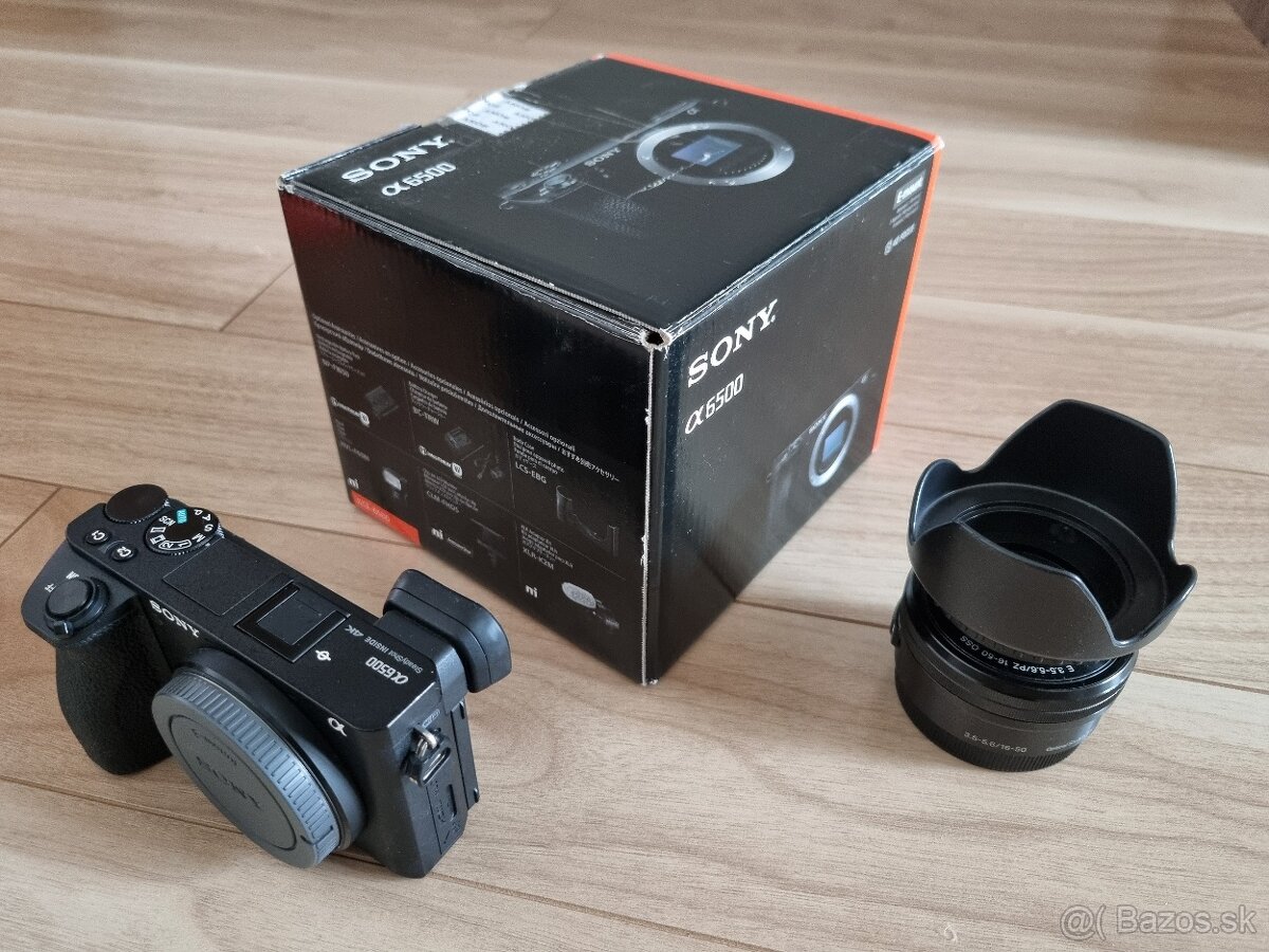 Predám bezzrkadlovku Sony a6500