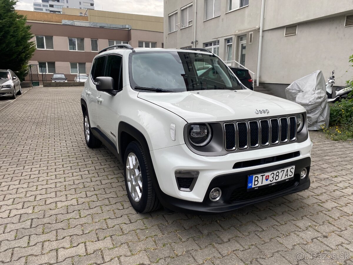 Jeep Renegade, 1,3GSE,limited, 2020, kúpený v SR,A6