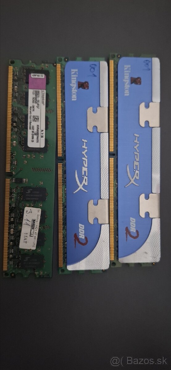 KINGSTON HyperX 2Gb DDR-2  pamäť vysokej triedy DDR2 2