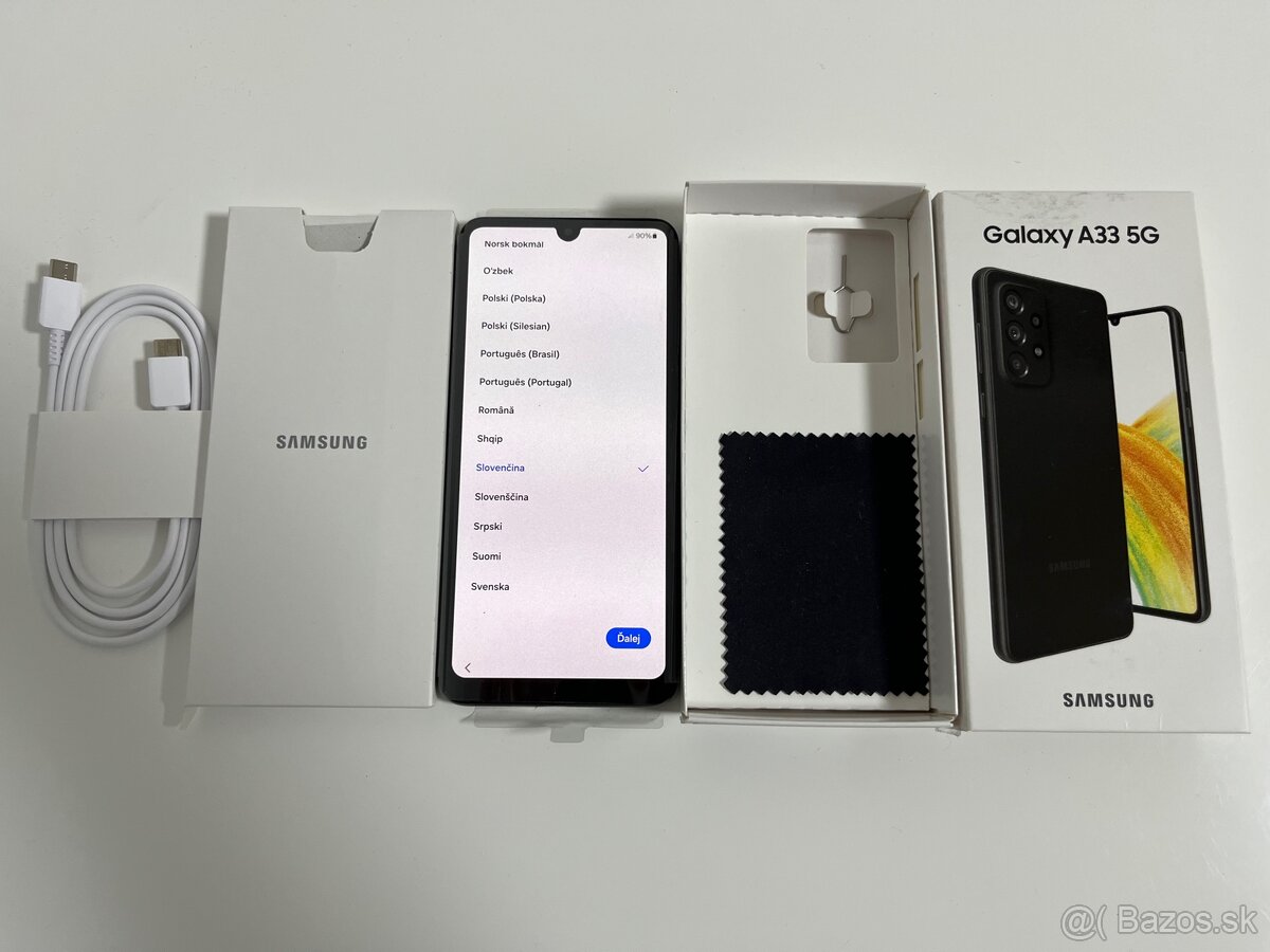 Predám Samsung Galaxy A33 5G -ako nový