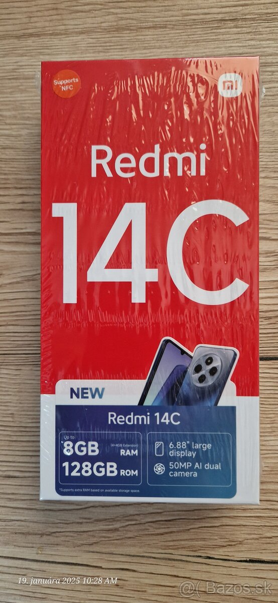 Xiaomi redmi 14C hviezdna modrá - NOVÝ NEROZBALENÝ