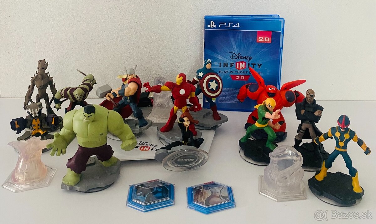 Disney Infinity 2.0 Superheroes PS4 Playstation 4+Rozšírenia