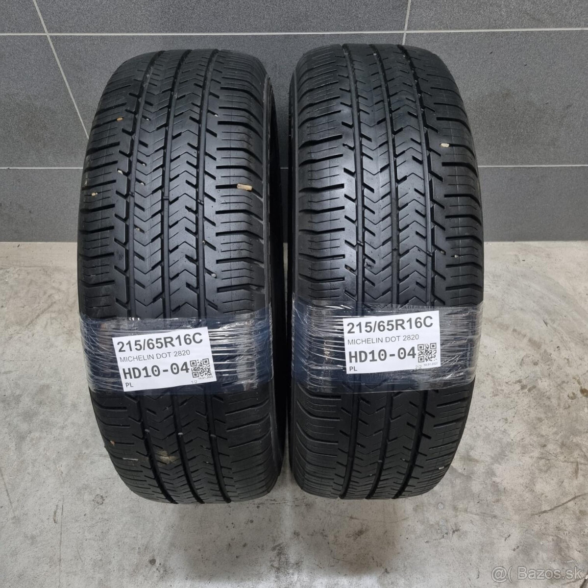 Dodávkové letné pneu 215/65 R16C MICHELIN DOT2820