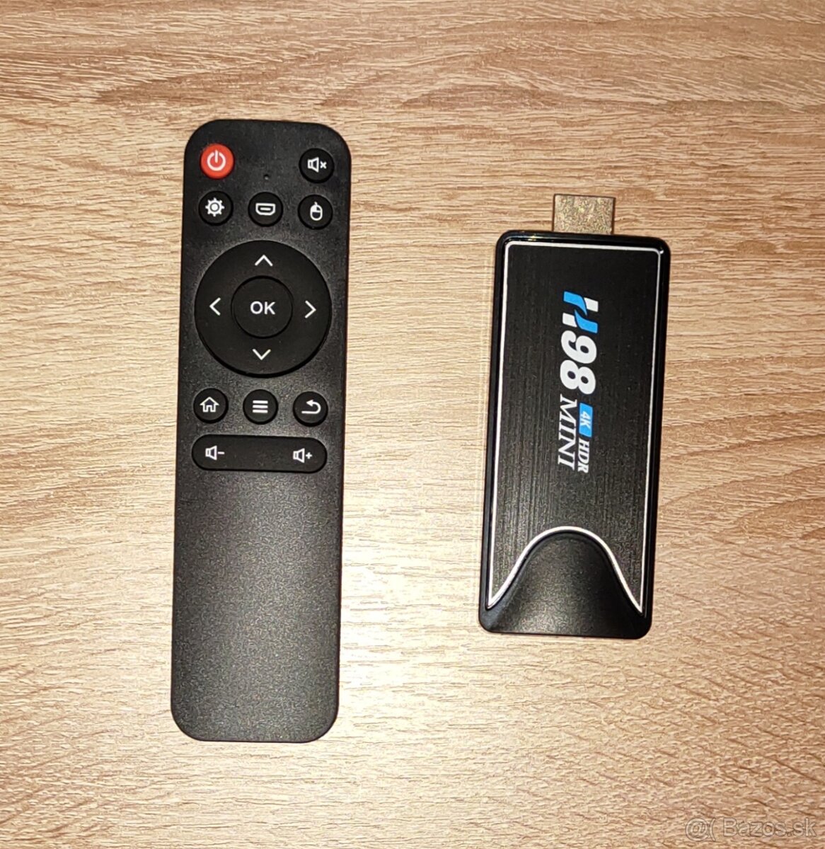 Android TV Stick H98 Mini (2GB/16GB) s BT ovladacom