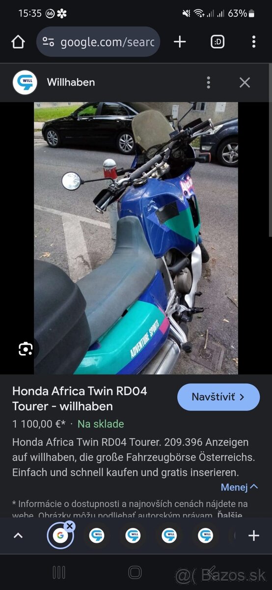 Honda xrv 750 africa twin