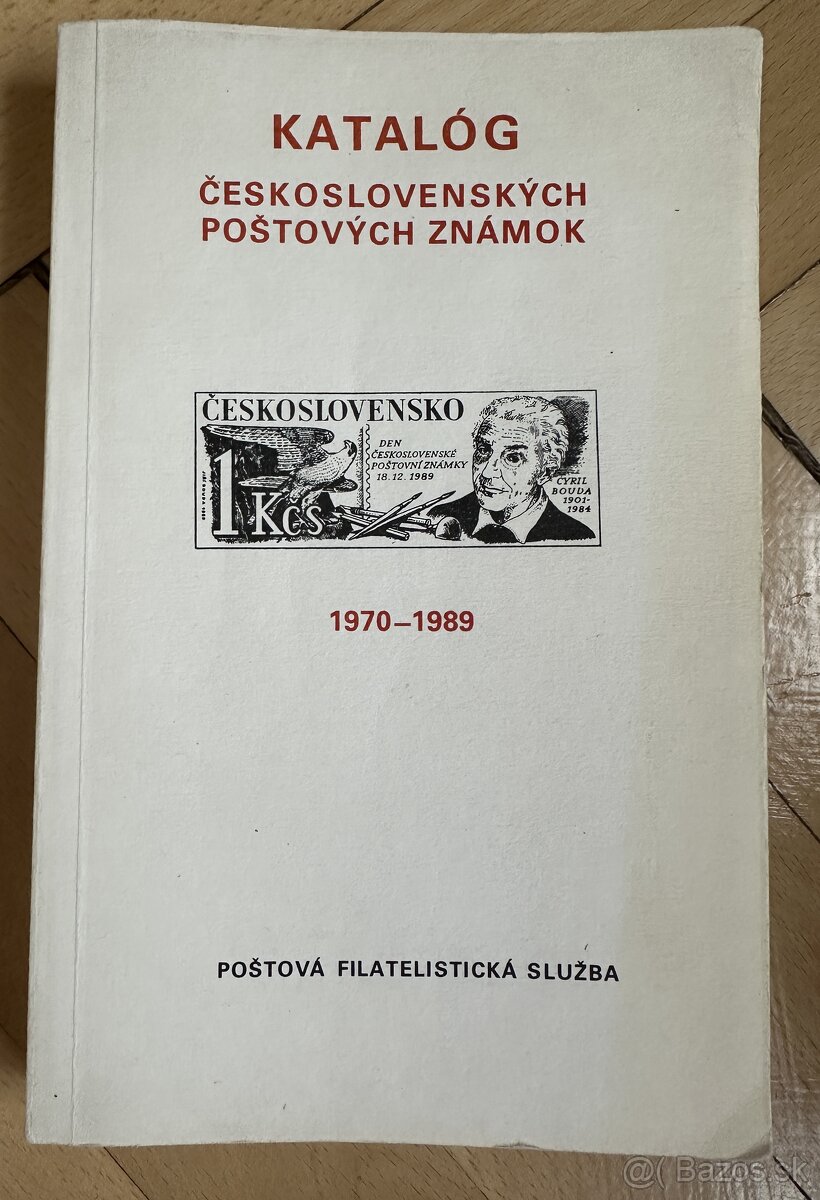 KATALÓG českosl. poštových známok 1970/1989 II.diel za 5EUR