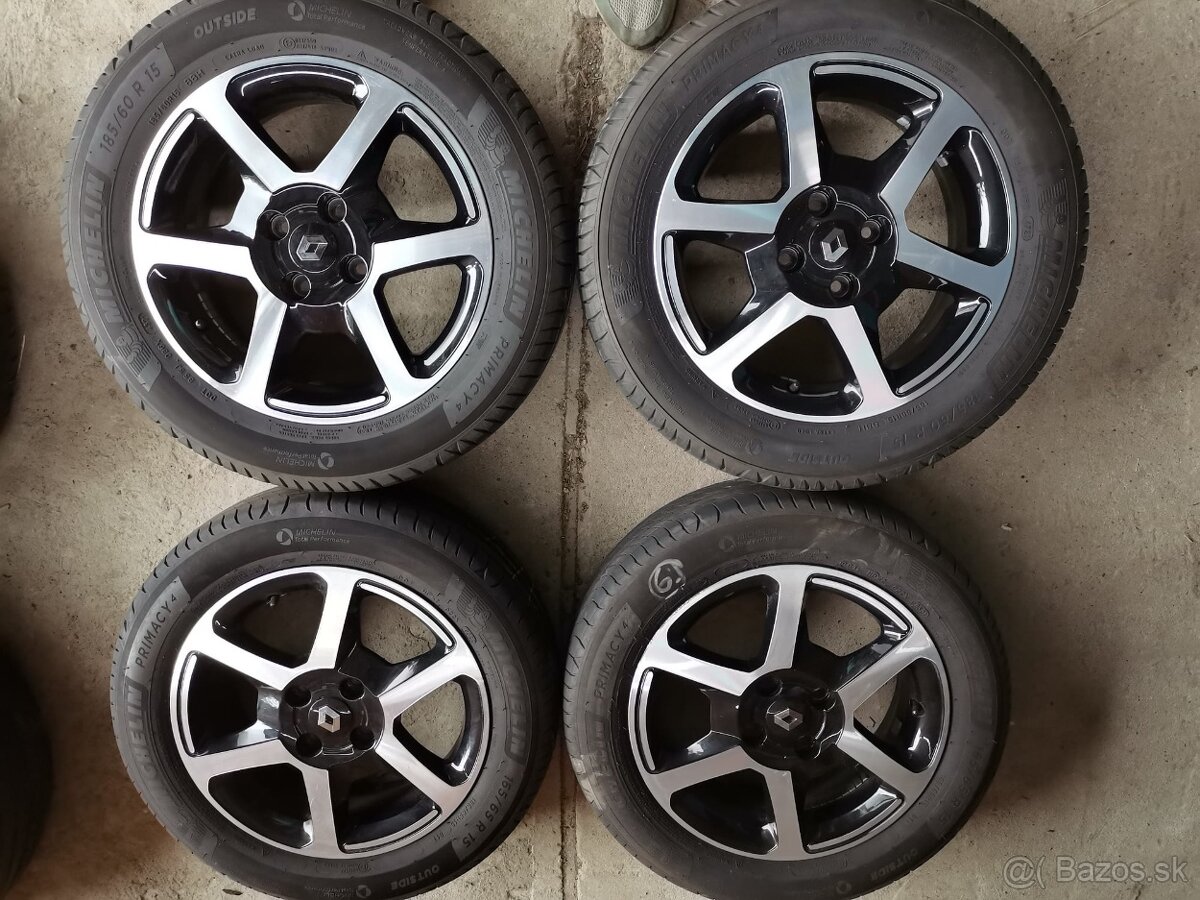 disky 4x100 RENAULT CLIO 165/65/15 185/60/15 leto