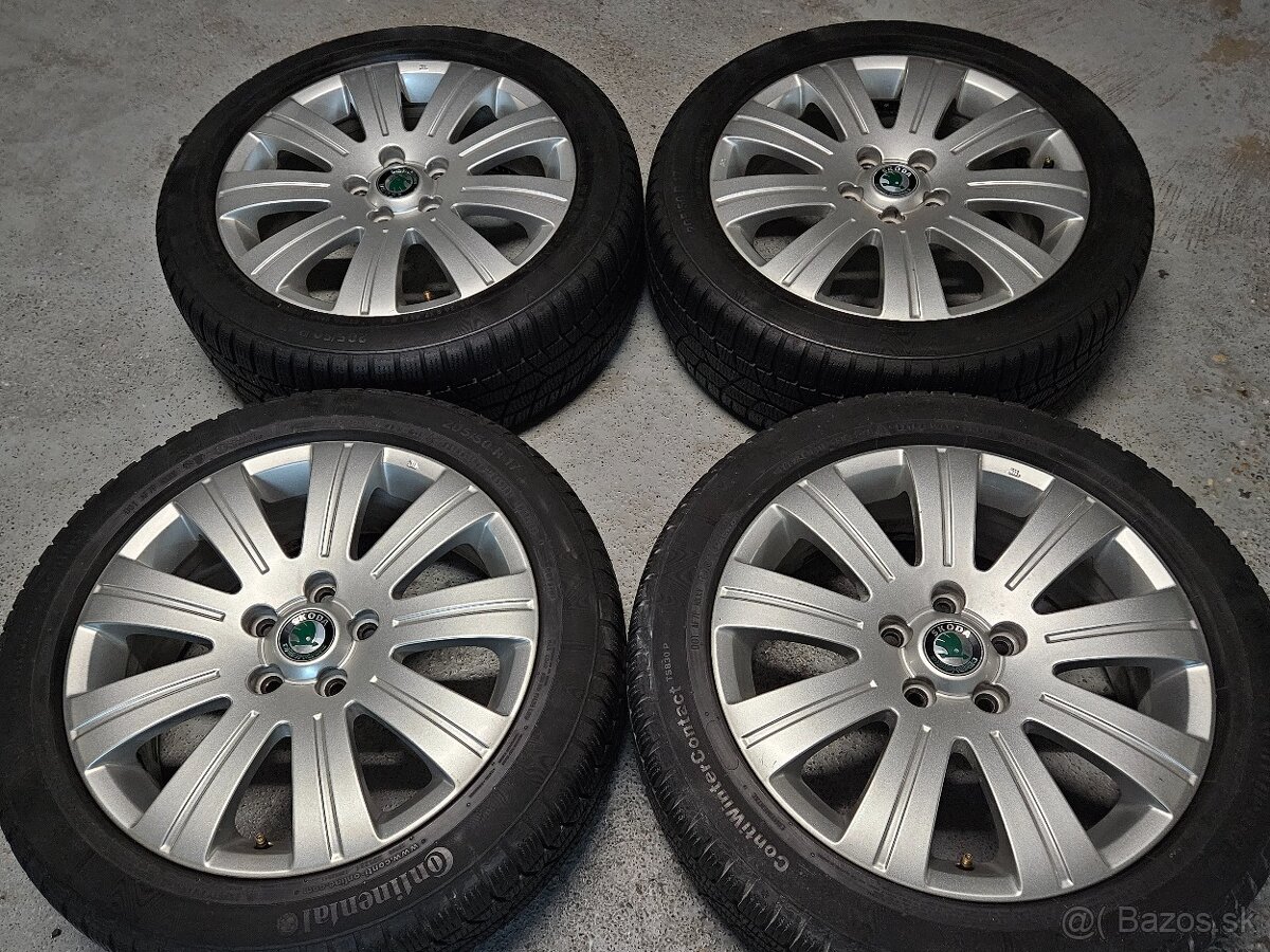 ŠKODA 17" (5x112), Continental 90%