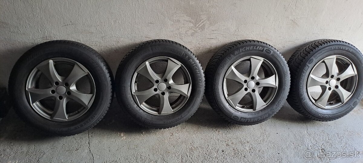 Alu 5x105 r16 zimne pneumatiky 215/65r16 Opel Mokka