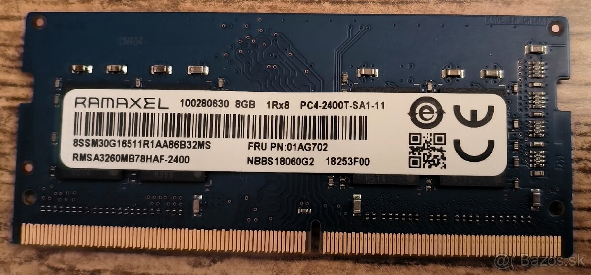 DDR4 2400mhz 8GB SO-DIMM