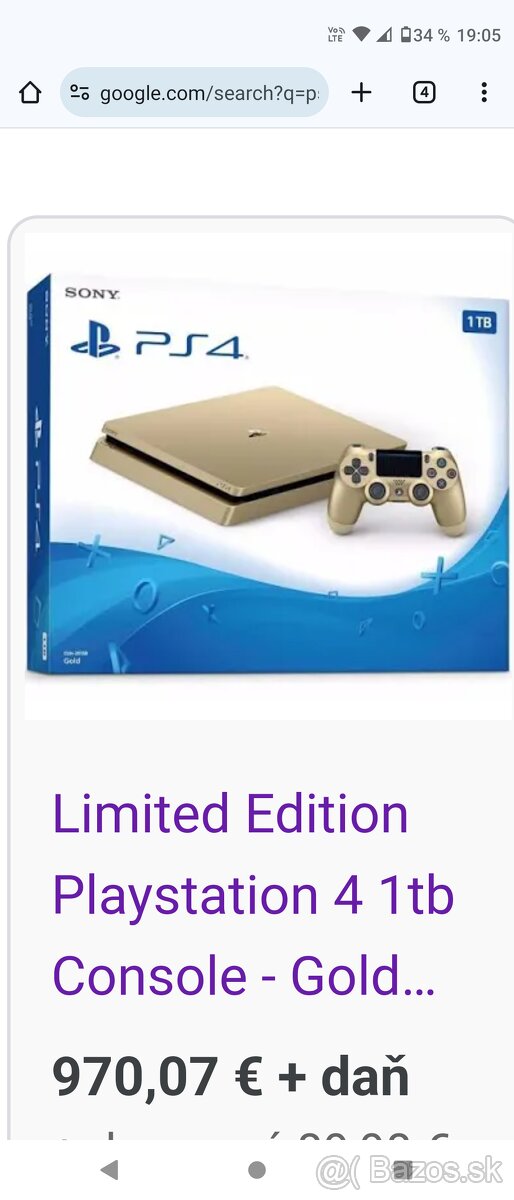 PS 4 gold