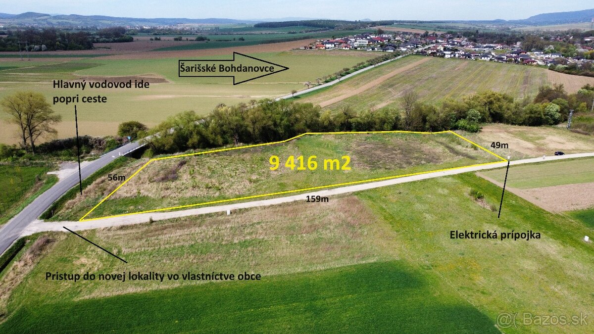 NA PREDAJ STAVEBNÝ POZEMOK IBV 9 416m2 NOVÁ POLHORA