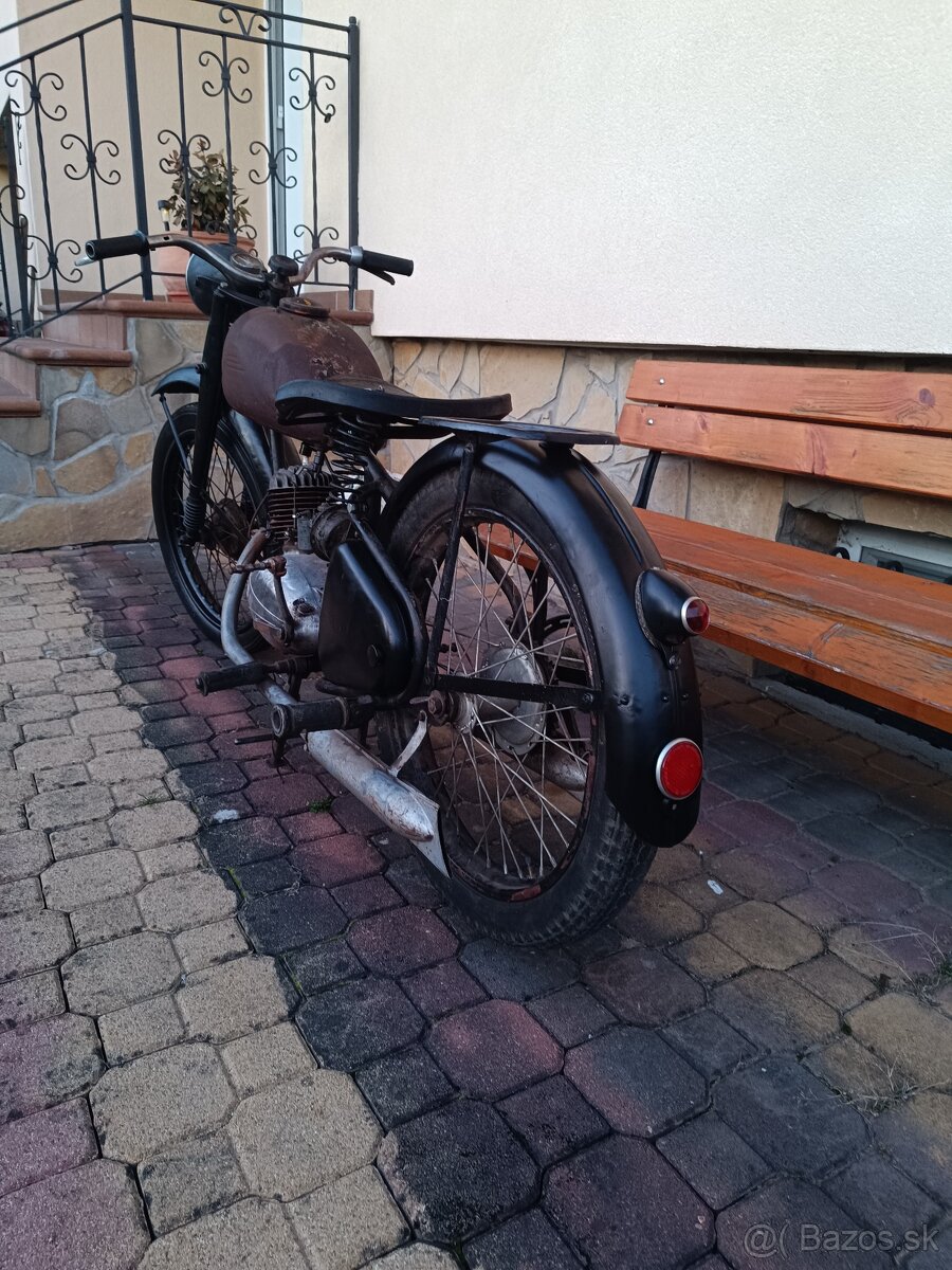 Predám motocykel ČZ 125T s číslom na ráme