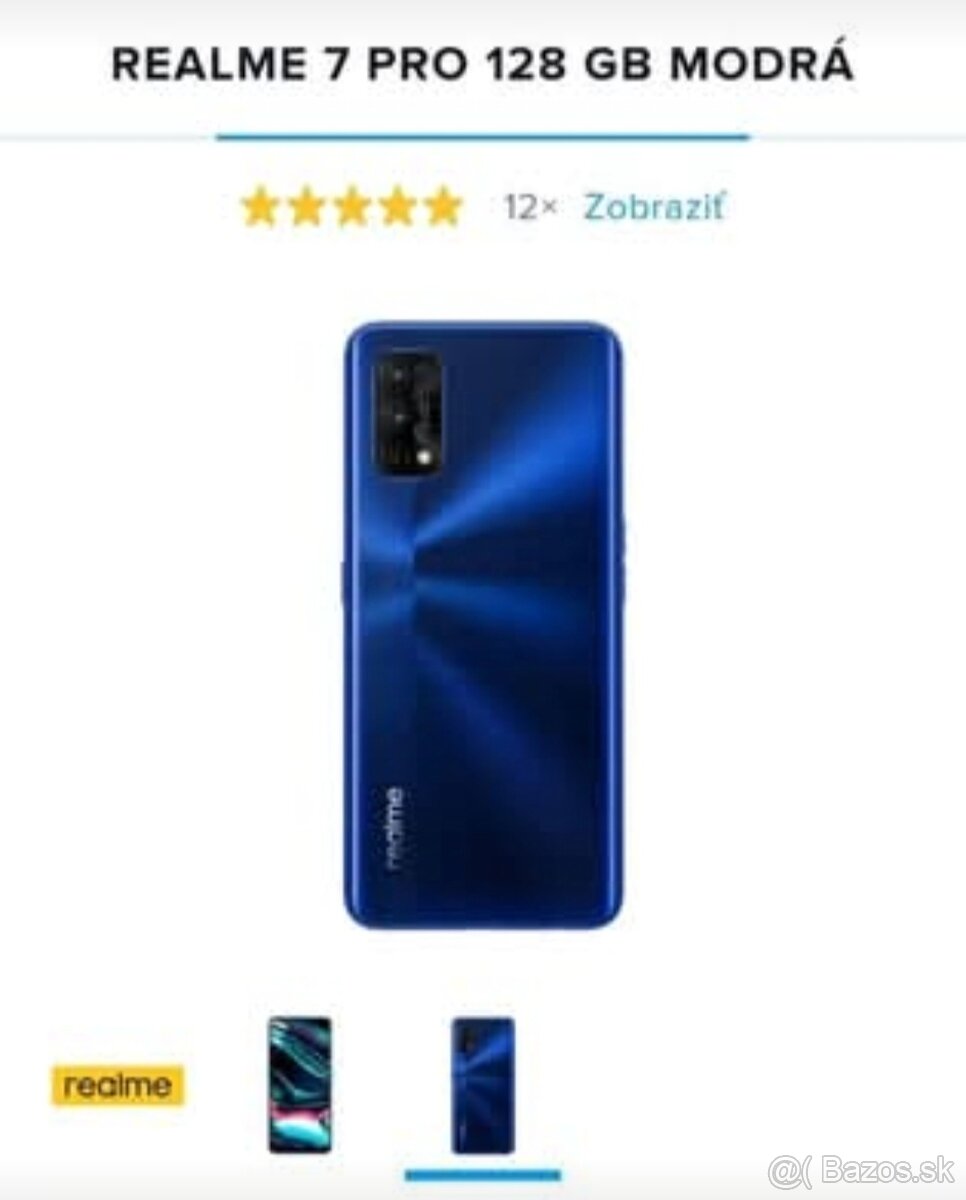 Mobilný telefón Realme 7 PRO, všetky info na fotkách