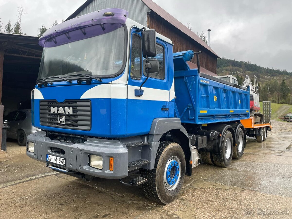 Man F2000 6x4 FE 410 meiller top