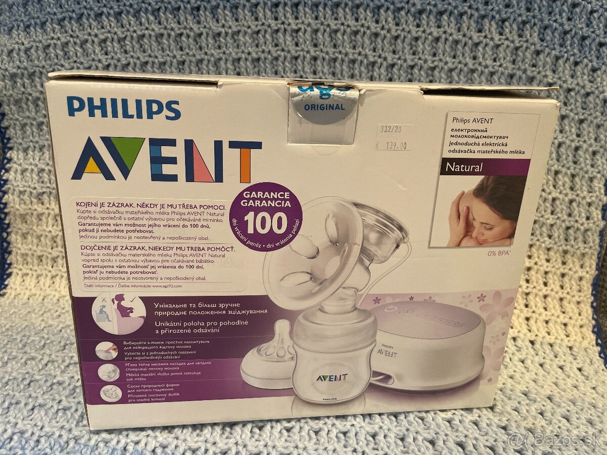 Elektrická odsávačka PHILIPS AVENT Natural