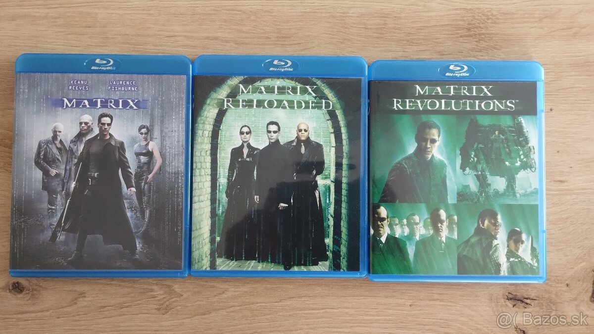 Predám Matrix Blu ray filmy