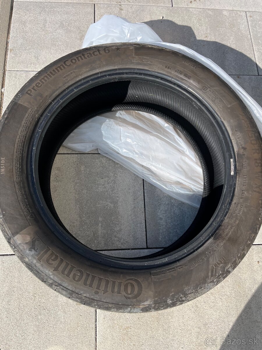 Letné pneumatiky 225 / 50 R18 Continental