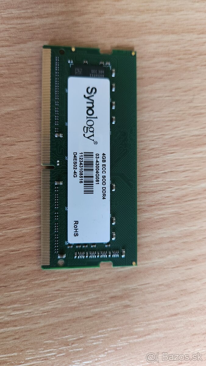 Synology 4GB ECC SODIMM DDR4