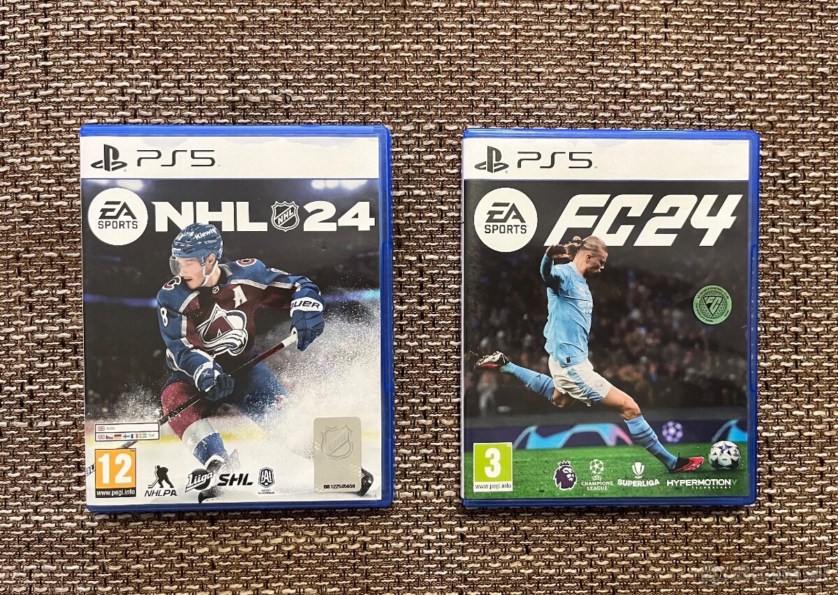 FIFA 24 a NHL 24 na ps5