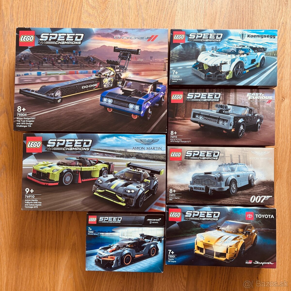 Nerozbalene Lego Speed Champions sety